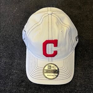 New Era 9TWENTY Cleveland Guardians - OSU Buckeyes Cap with Red C Logo